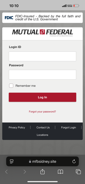 MF fraud site 1